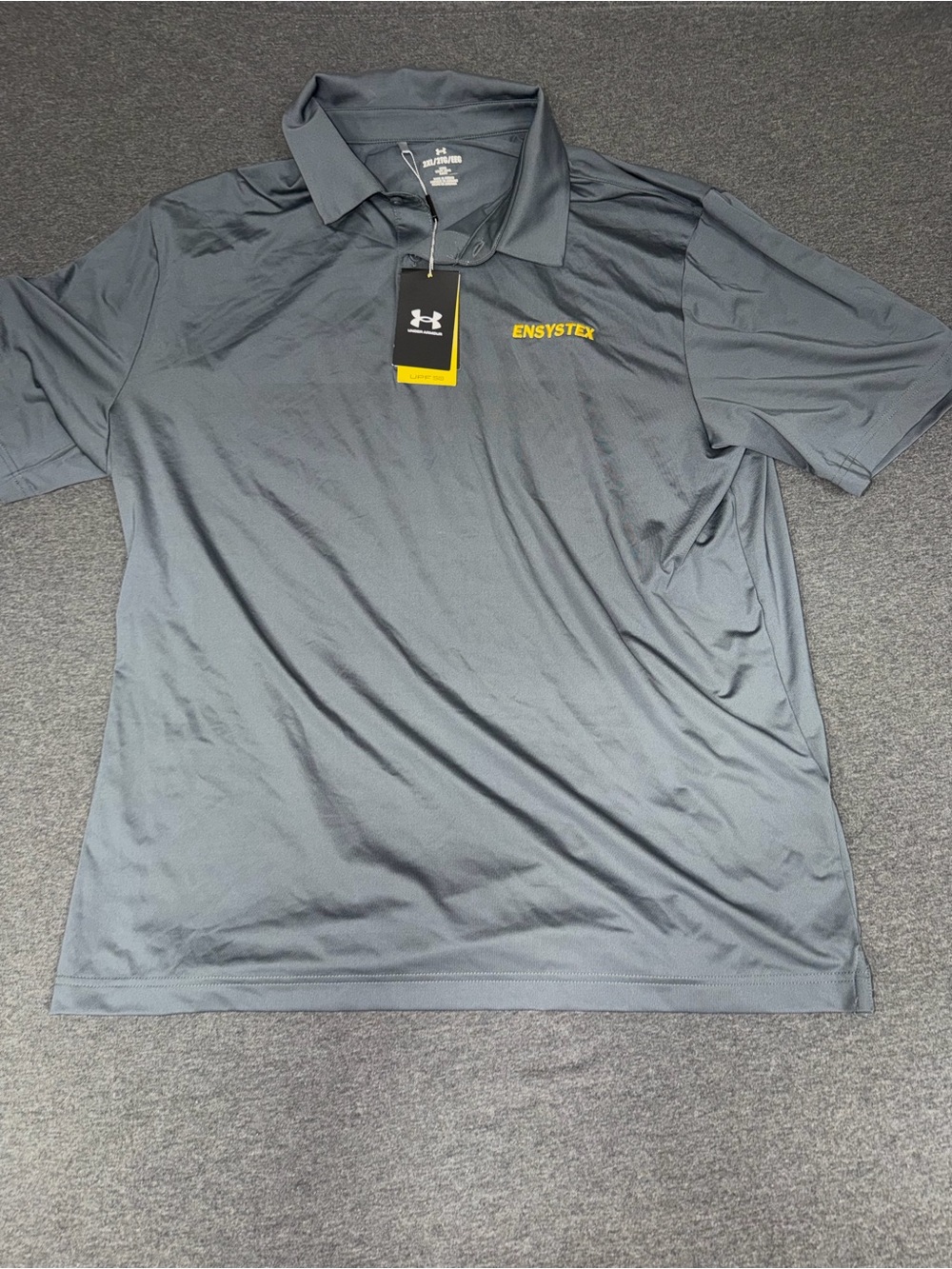 Under Armour Men’s Gray Polo Shirt Size 2XL